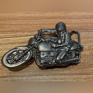 Vintage Motorcycle Belt Buckle 1970’s
